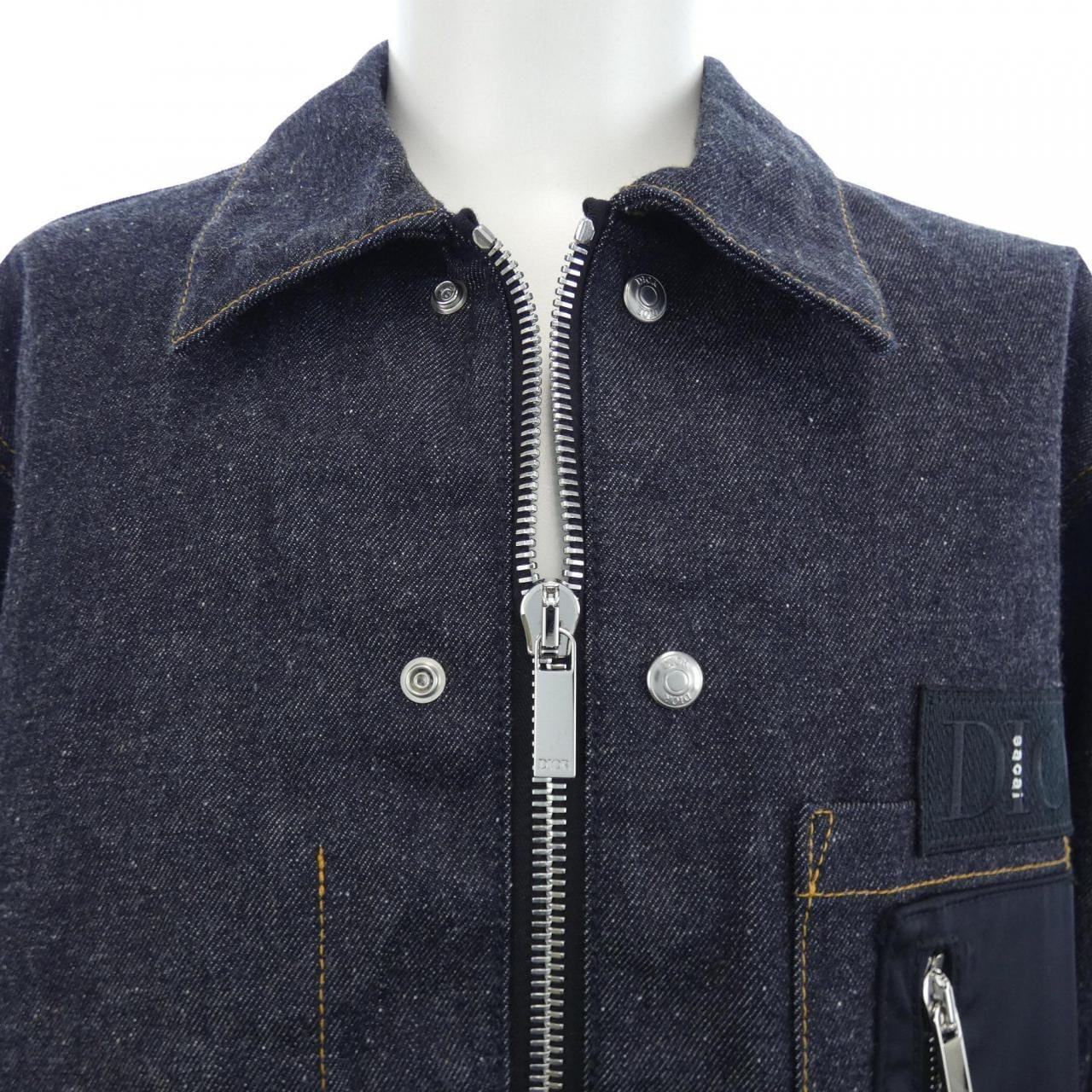 ディオール DIOR SACAI 213D487AY507 デニムジャケット