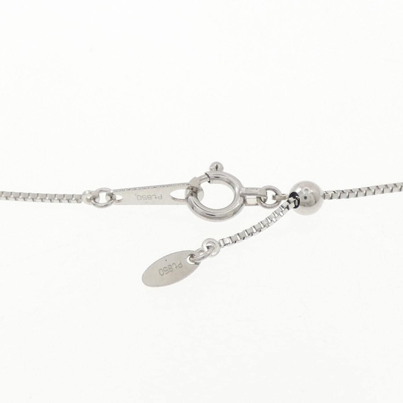 PT900/PT850 エメラルド ネックレス 0.84CT