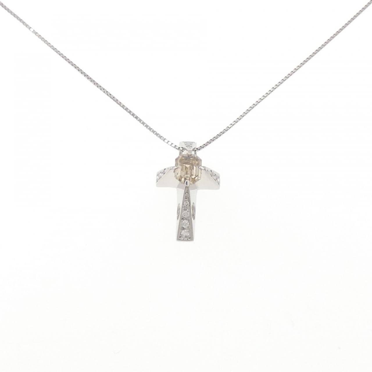 PT900/PT850 ダイヤモンド ネックレス 1.01CT