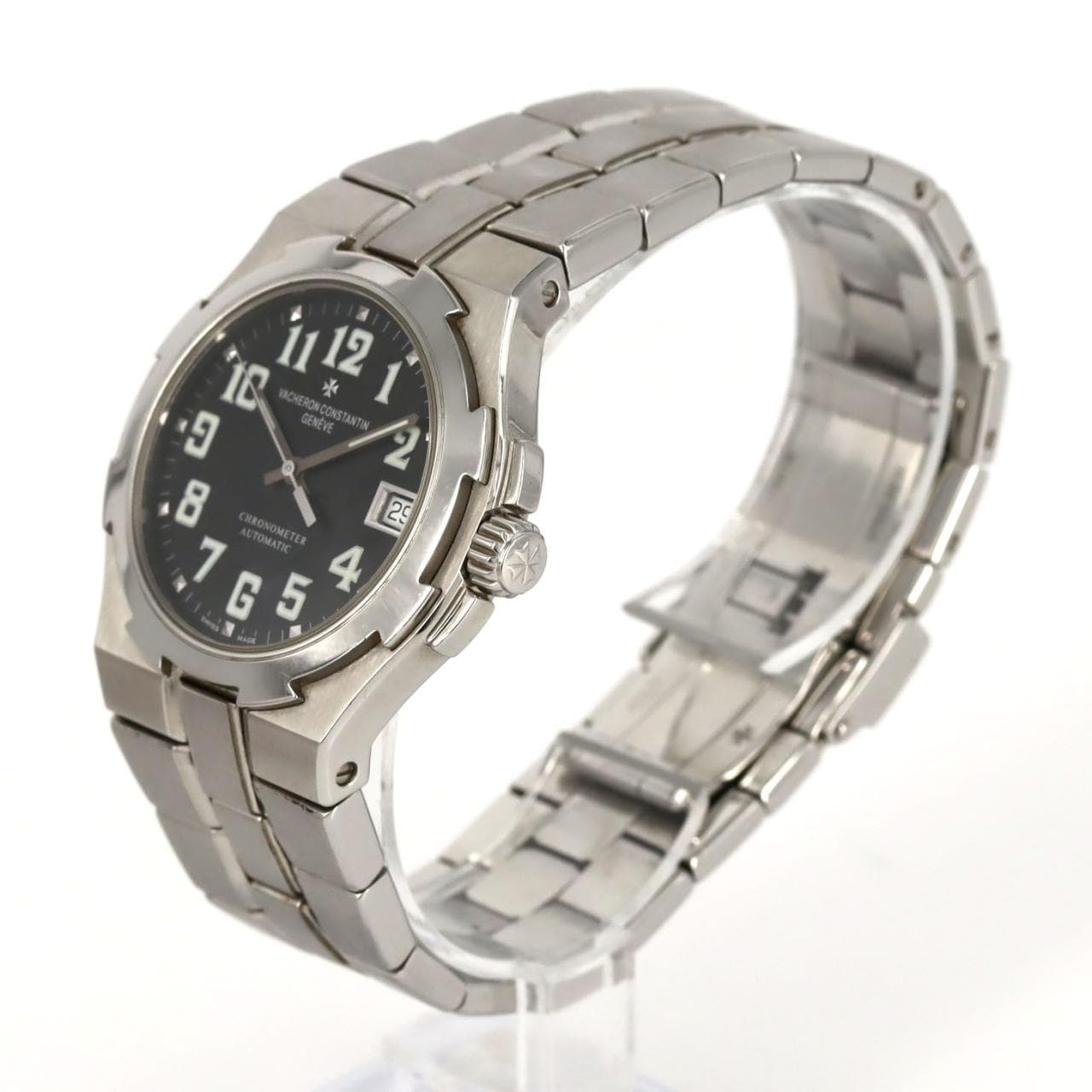 【免保養特價】江詩丹頓海外系列 42042/423A-8890 不鏽鋼自動上弦