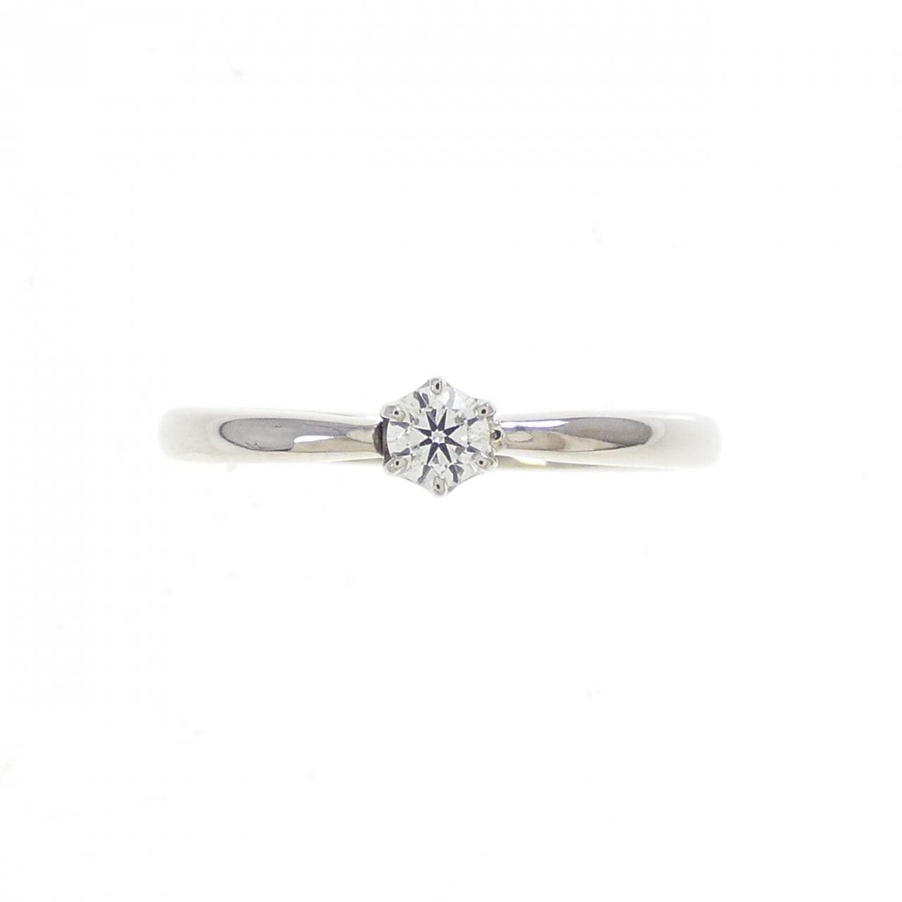 PT900单钻鑽石指，0.108克拉