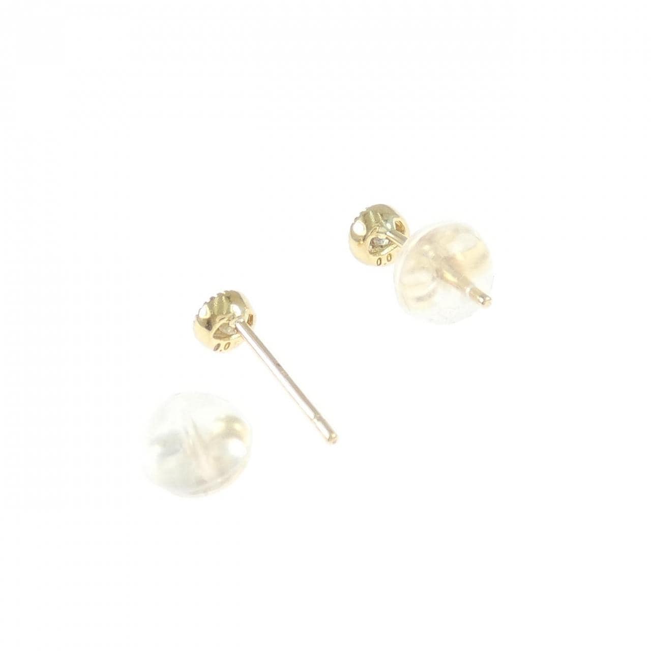 K18YG ダイヤモンド ピアス 0.10CT