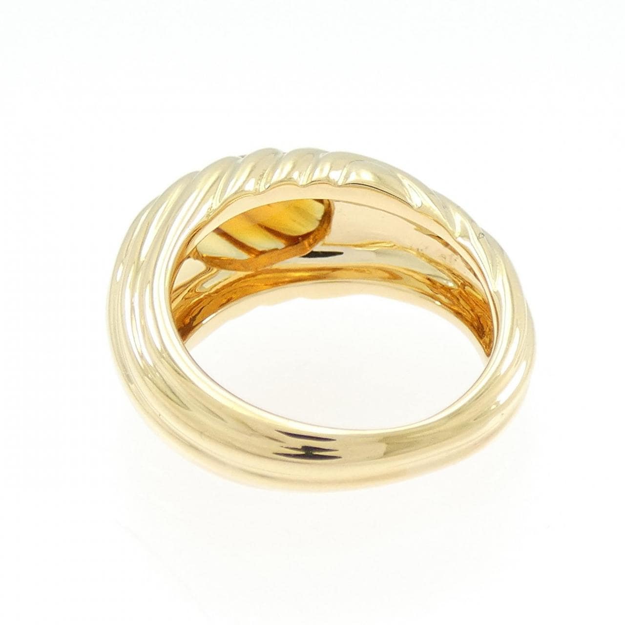 ブシュロン シトリン リング