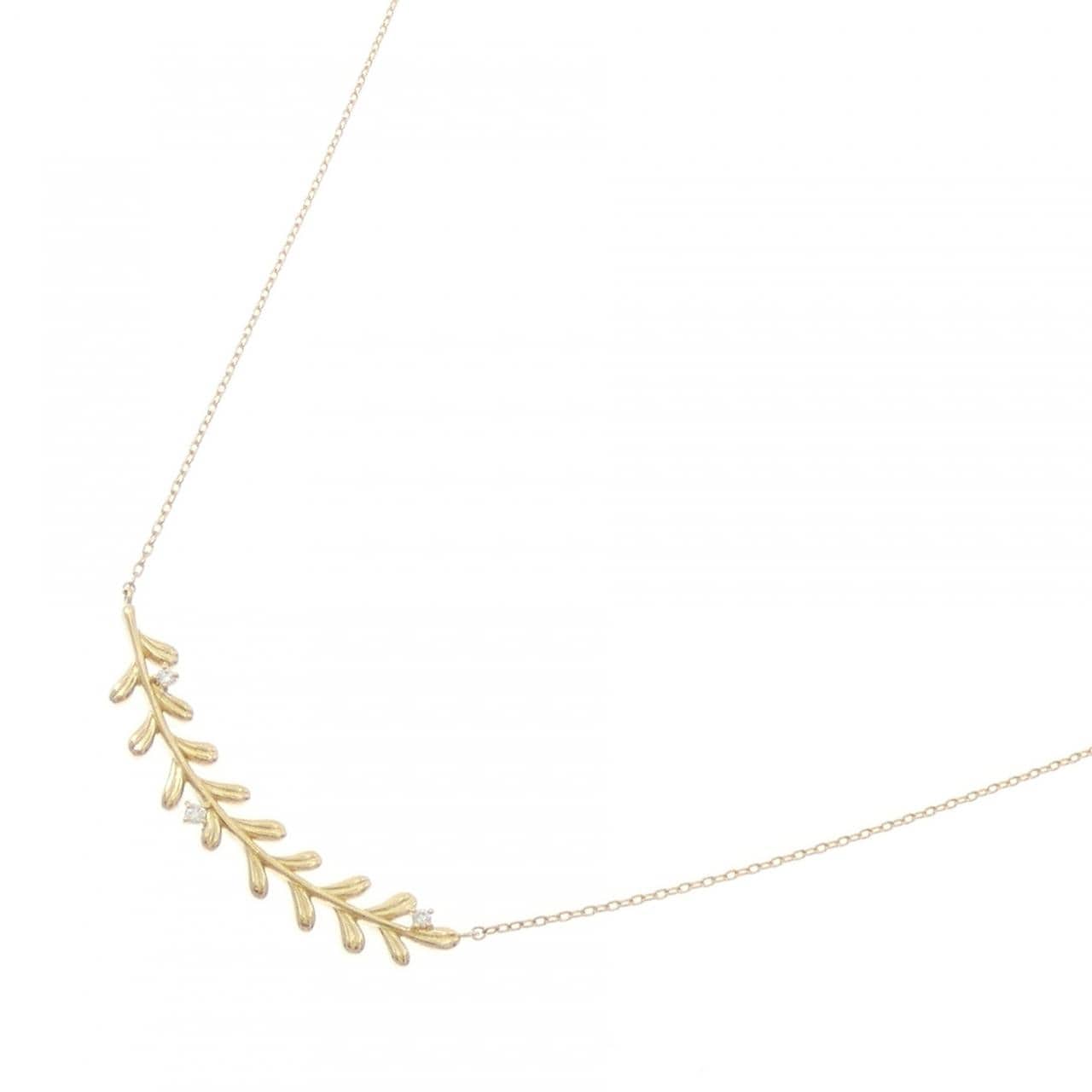 K18YG ダイヤモンド ネックレス 0.03CT
