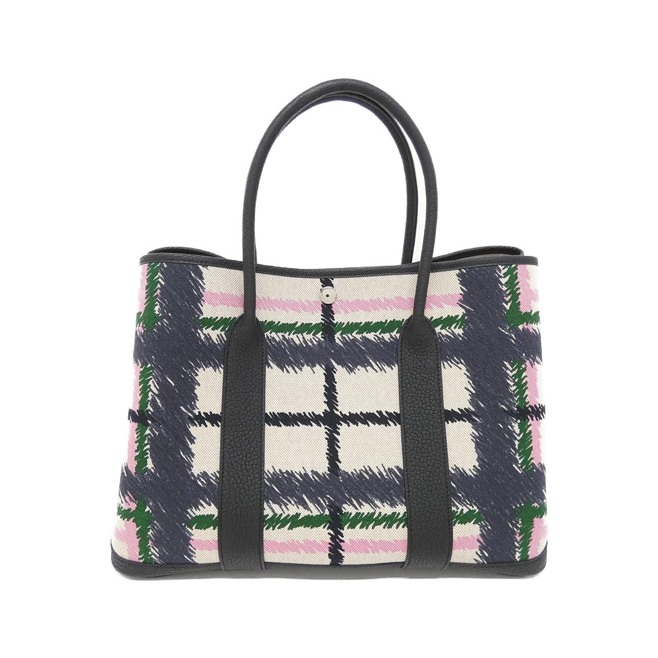 エルメス TARTAN CROSS ガーデン パーティ 36cm 086513CK バッグ