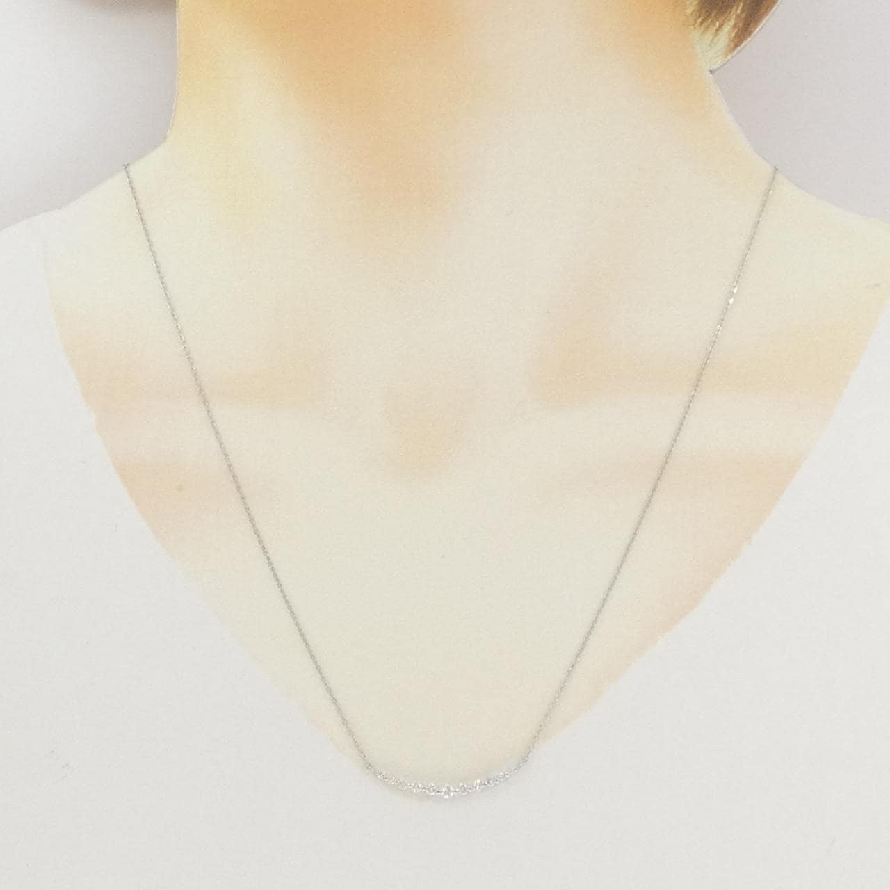 PT900/PT850 ダイヤモンド ネックレス 0.30CT
