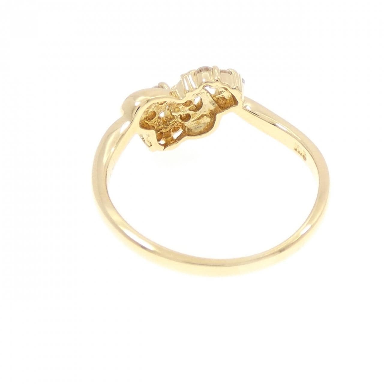 K18YG ダイヤモンド リング 0.16CT
