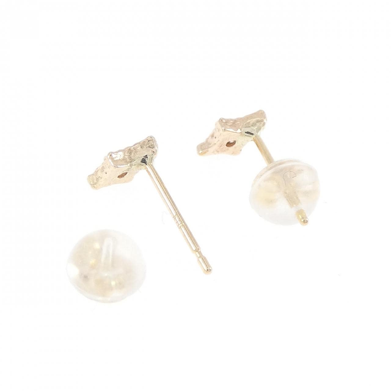 */K18YG ダイヤモンド ピアス