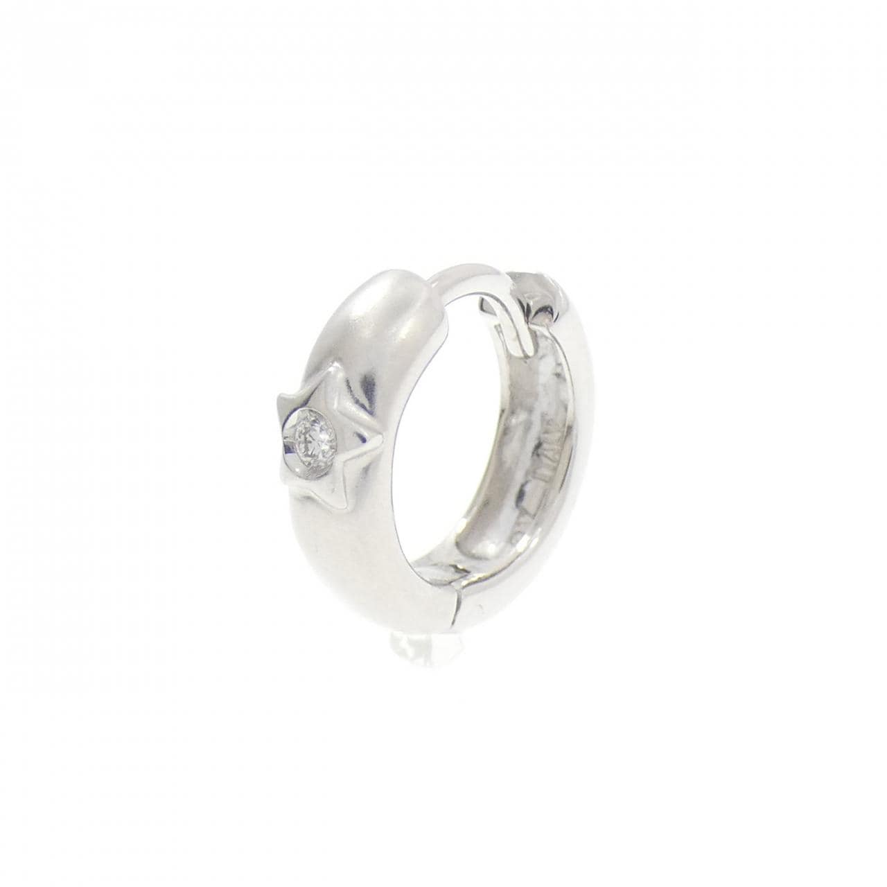 ポンテヴェキオ ダイヤモンド ピアス 0.03CT 片耳