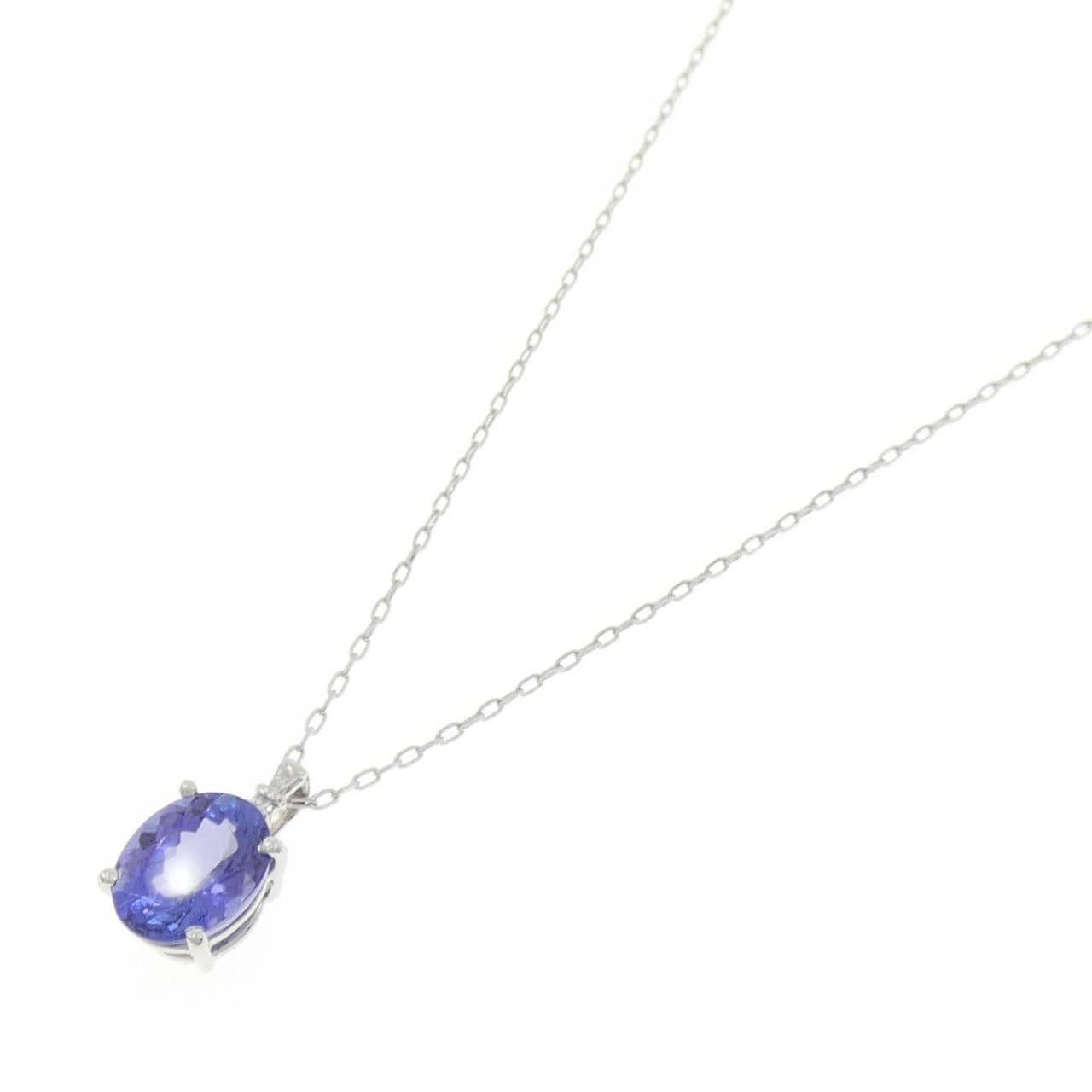 純PT/PT タンザナイト ネックレス 2.34CT