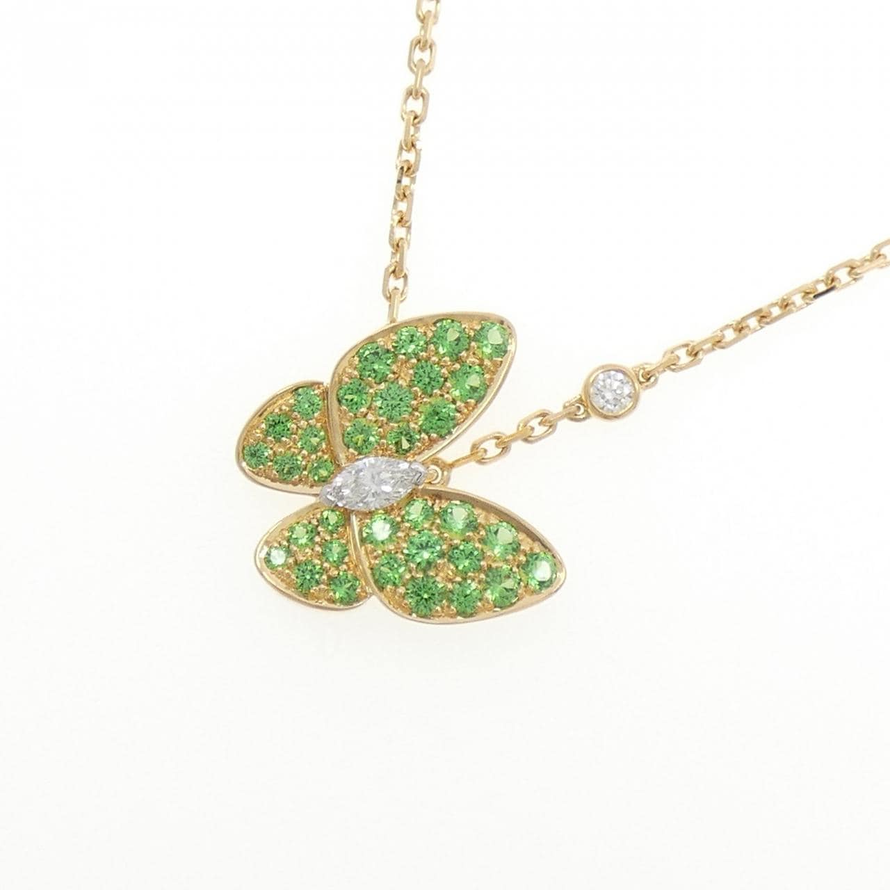 ヴァンクリーフ&アーペル グリーンガーネット ネックレス