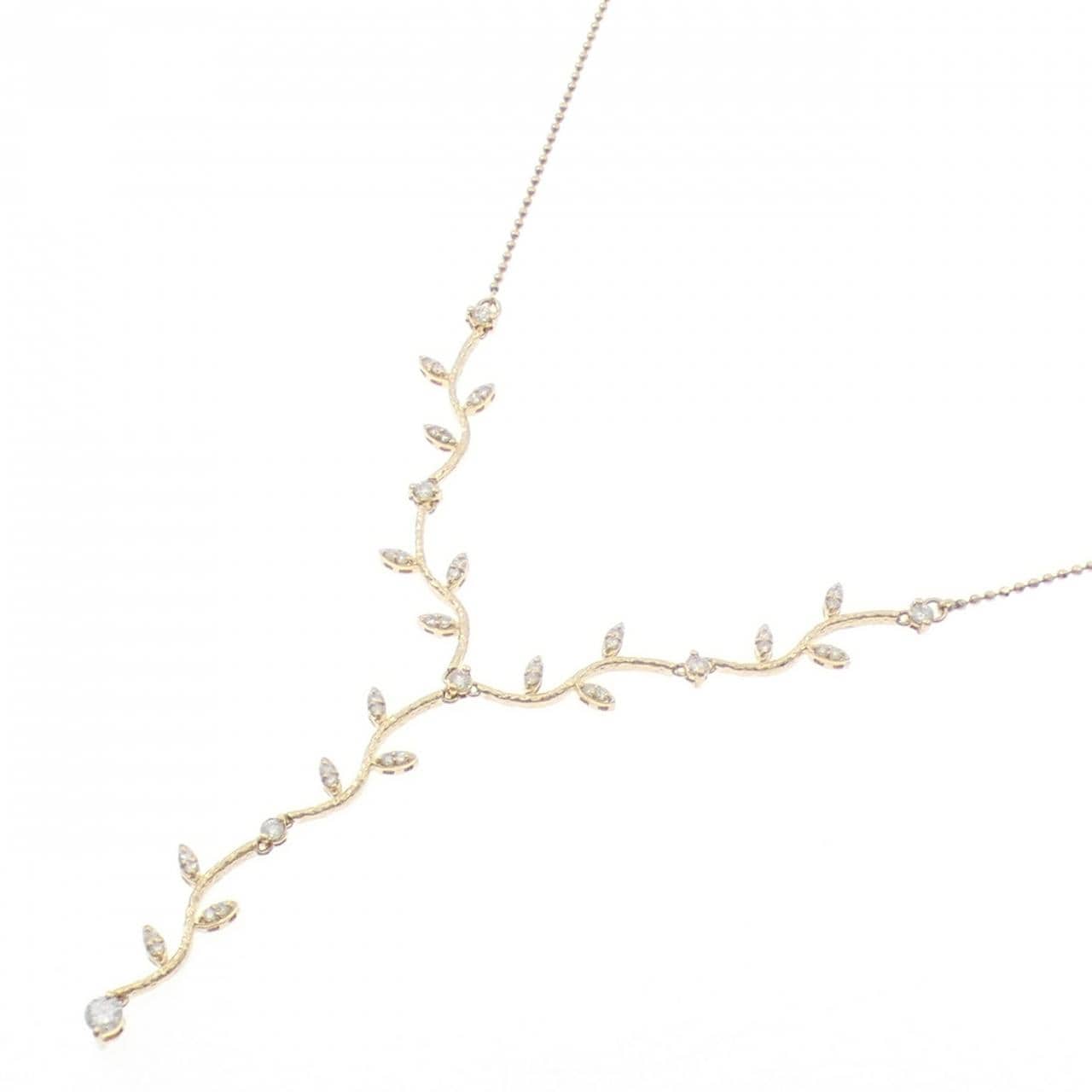 K18YG ダイヤモンド ネックレス 0.65CT