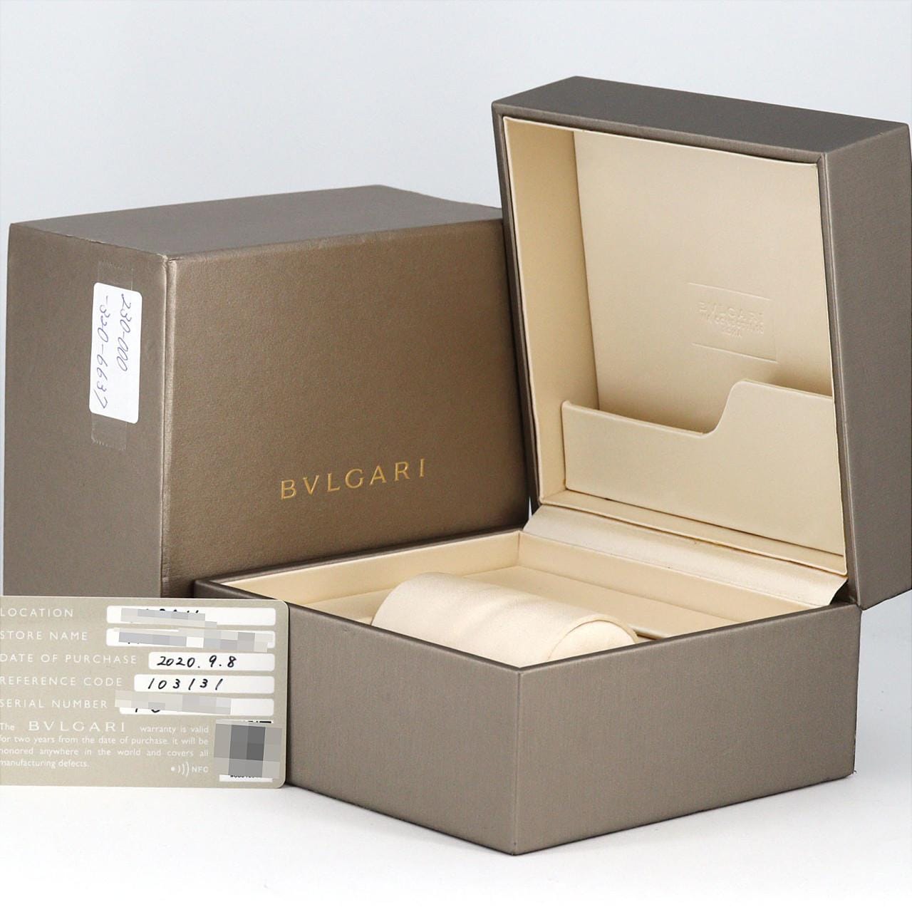 ブルガリ セルペンティトゥボガス PGコンビ/D Sサイズ SP27SPG/103131 SSxPG クォーツ