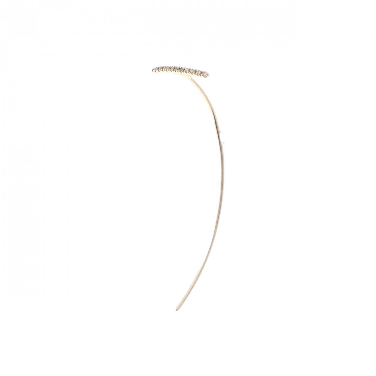 ヒロタカ ゴサマー ピアス 0.06CT 片耳