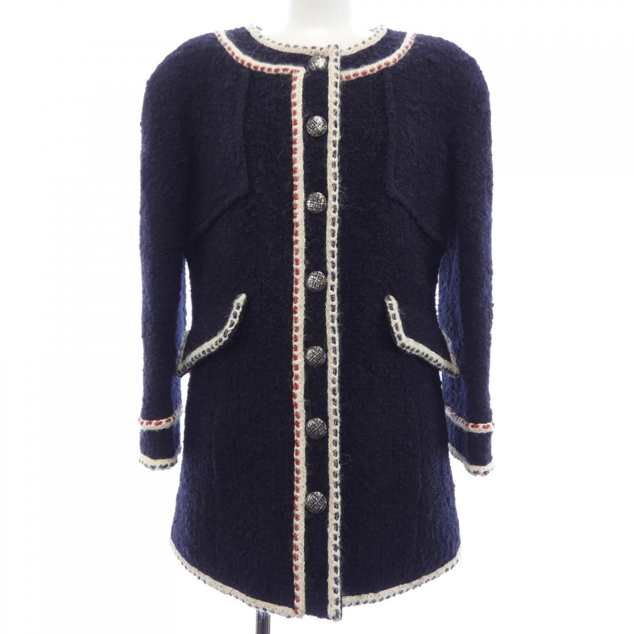 シャネル CHANEL P59643V37141 18B ノーカラージャケット