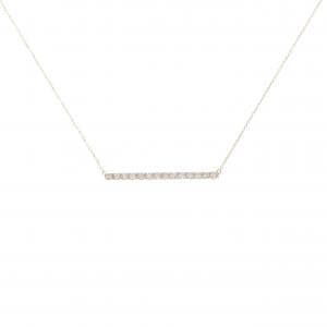 K18YG ダイヤモンド ネックレス 0.28CT