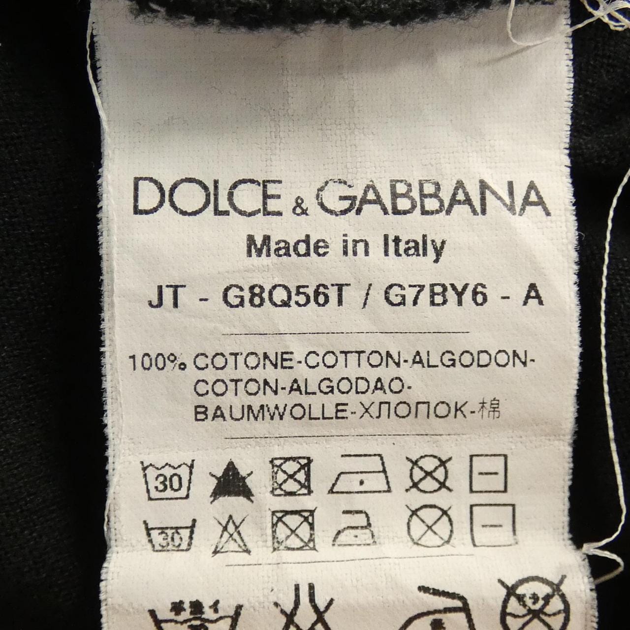 ドルチェアンドガッバーナ DOLCE&GABBANA G8Q56T G7BY6 Tシャツ