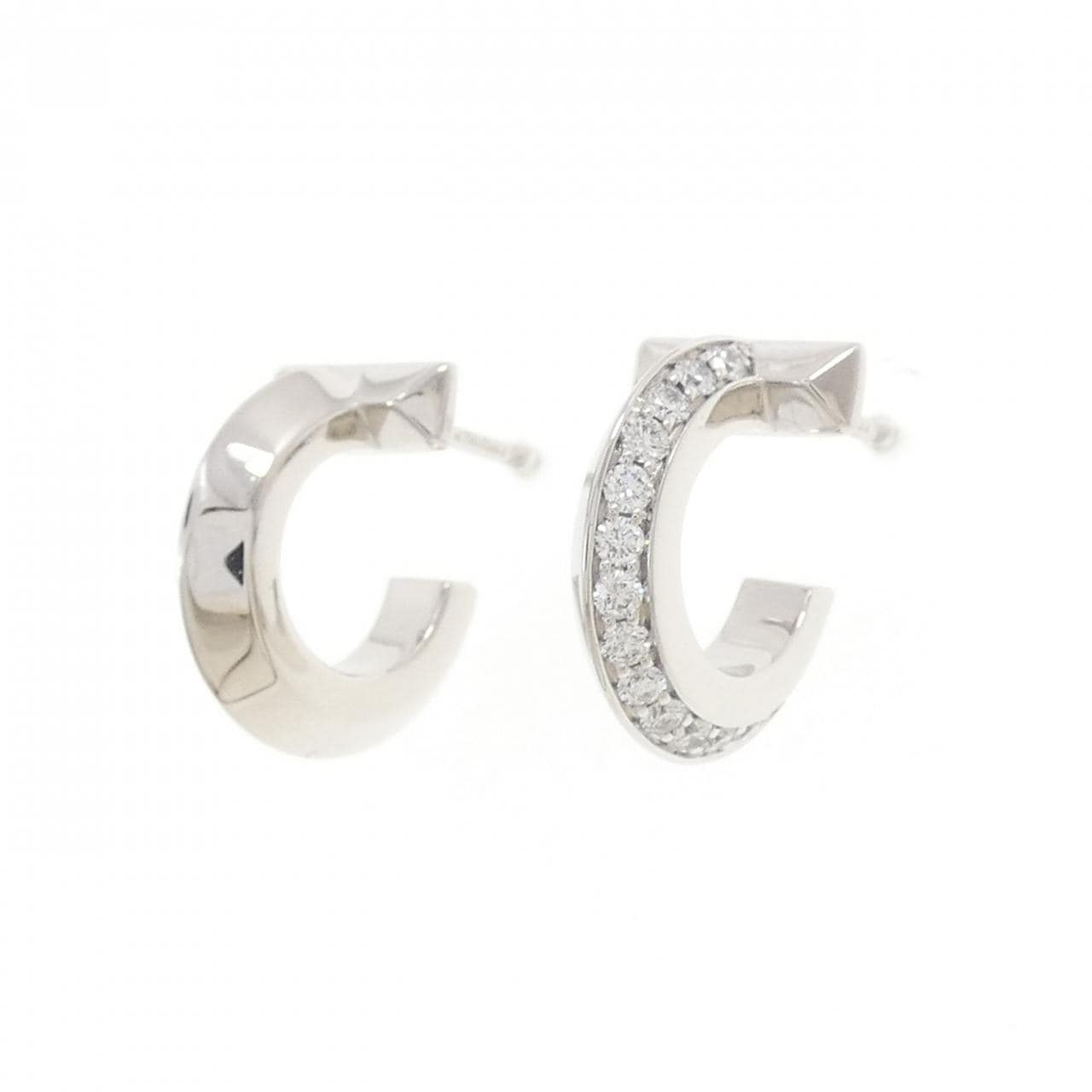 ティファニー T ワン フープ ピアス 0.40CT