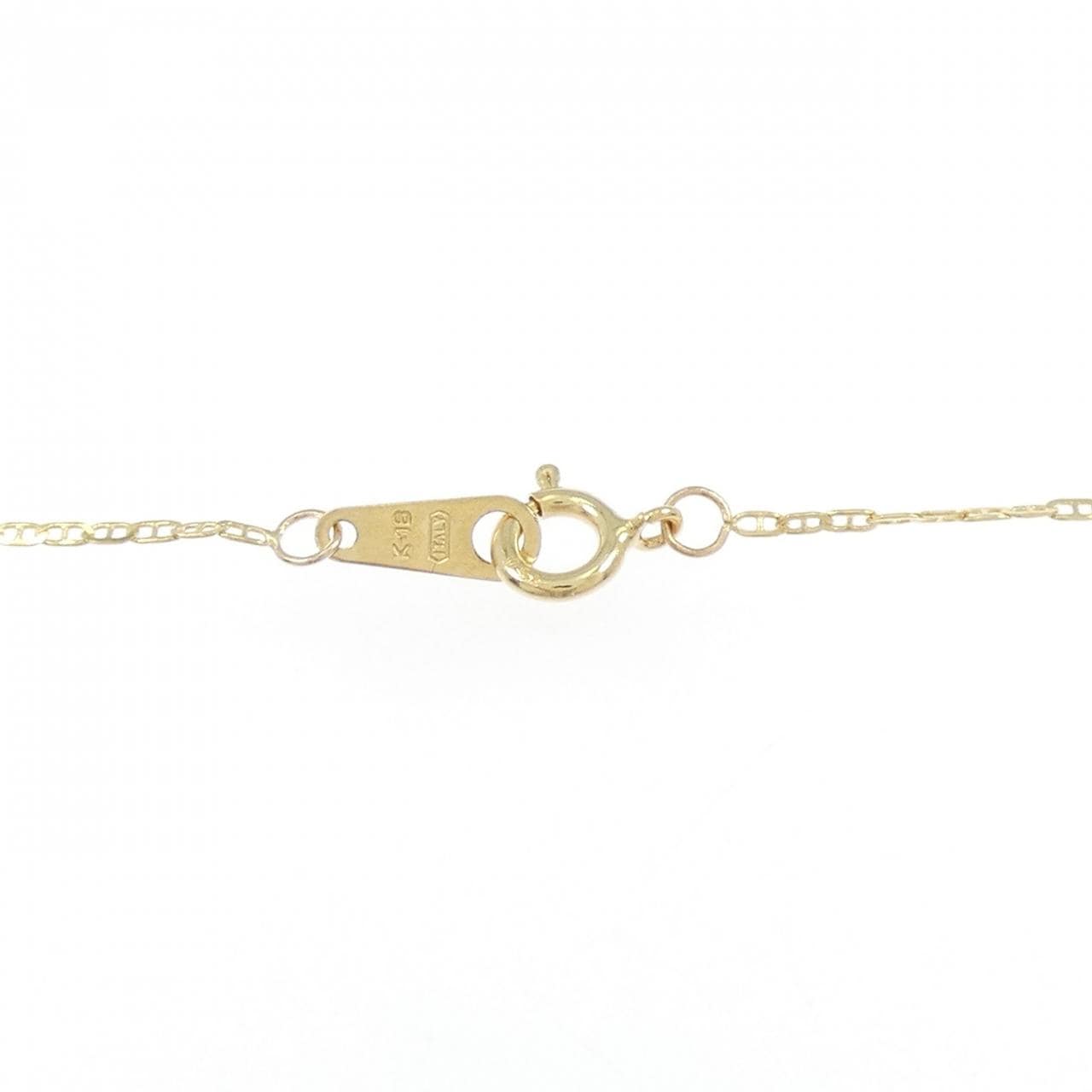 K18YG ダイヤモンド ネックレス 0.13CT