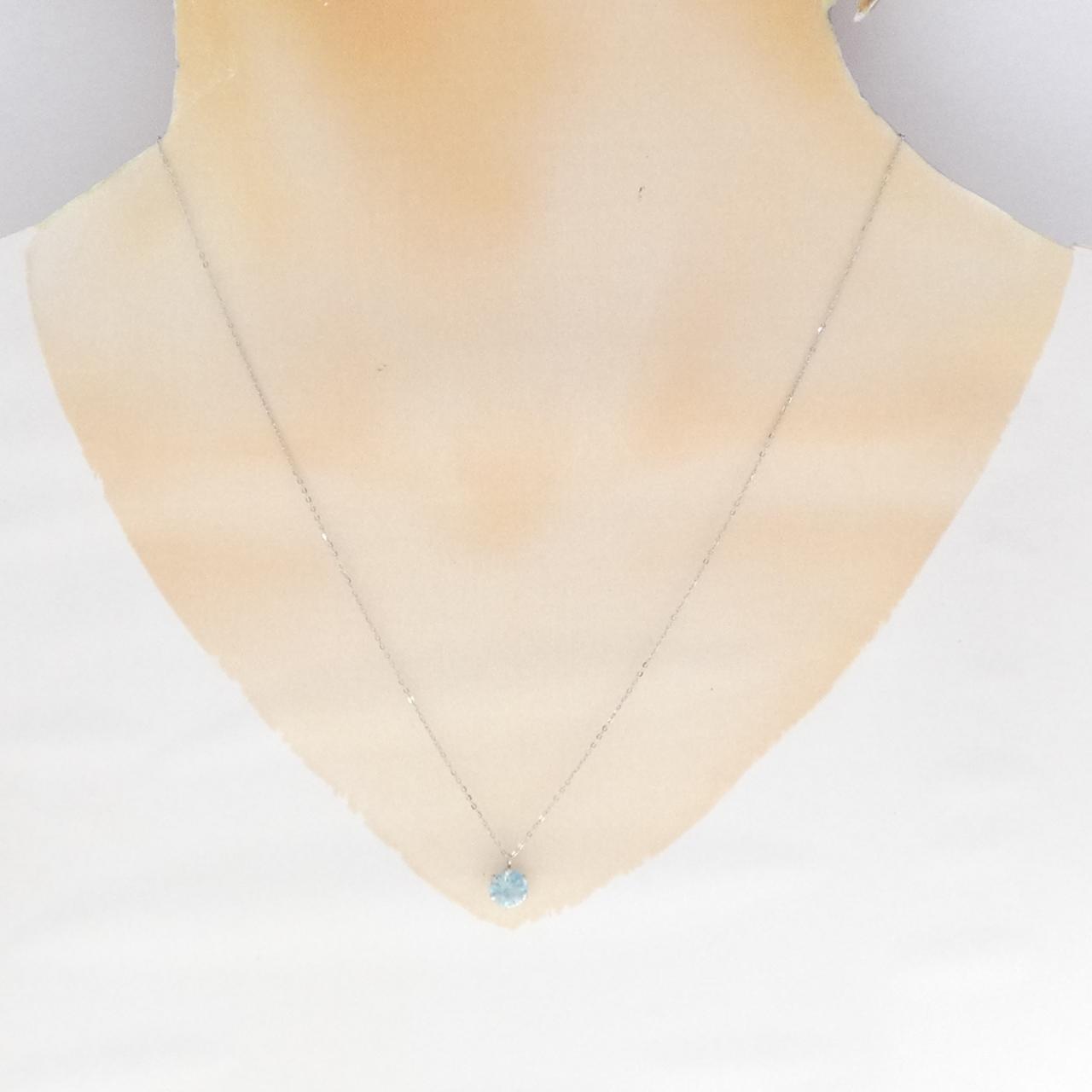 PT900/PT850 ジルコン ネックレス 1.00CT