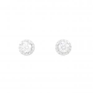 【リメイク】PT/ST ダイヤモンド ピアス 0.317CT 0.328CT E SI1-2 EXT H&C