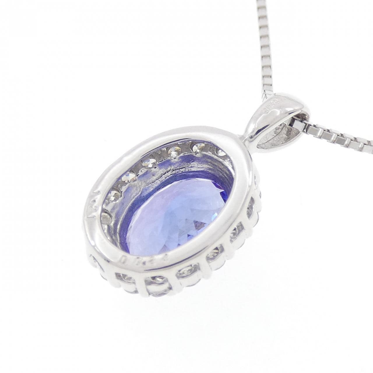 K18WG タンザナイト ネックレス 1.21CT