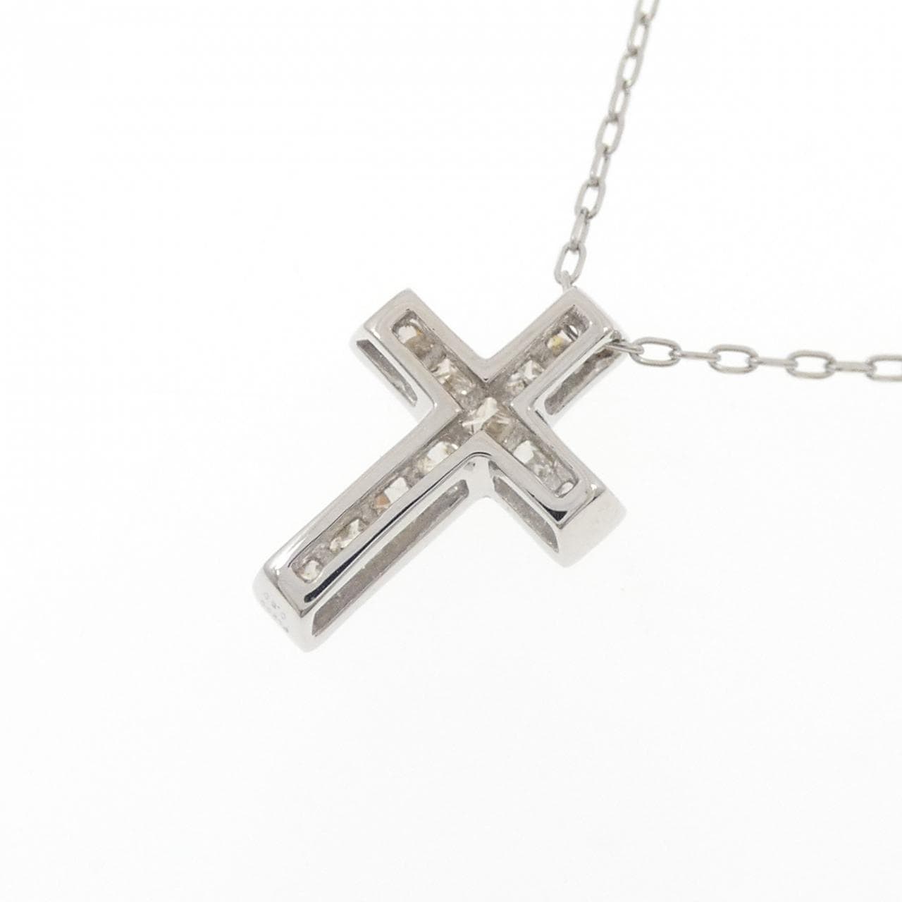 PT900/PT850 クロス ダイヤモンド ネックレス 0.50CT