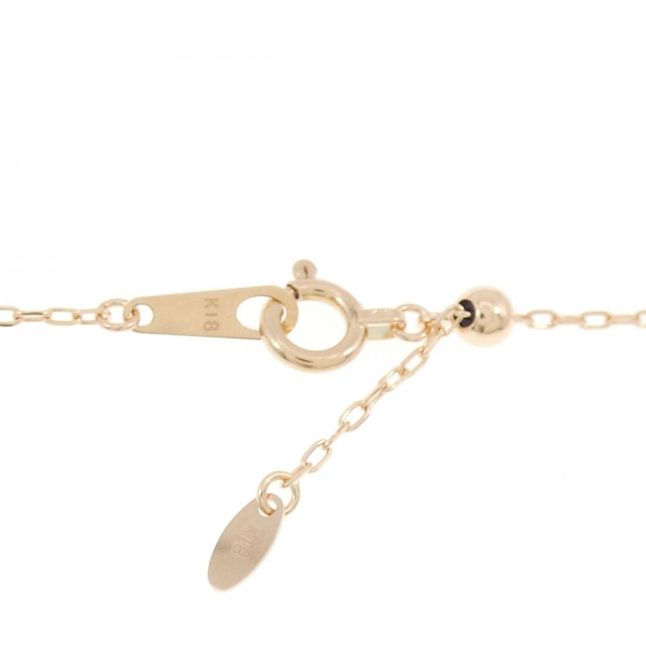 K18PG ダイヤモンド ネックレス 0.33CT