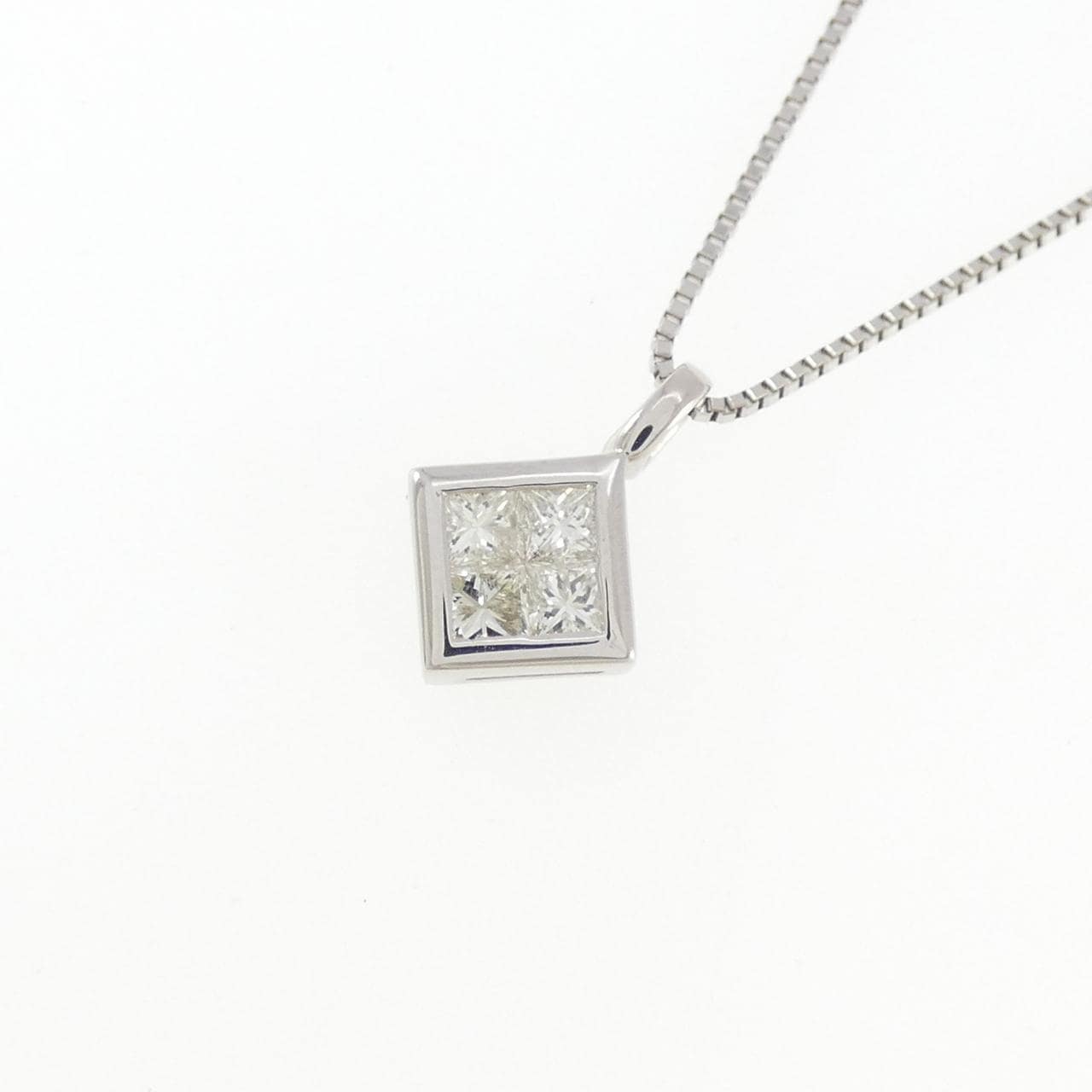 PT900/PT850 ダイヤモンド ネックレス 0.30CT