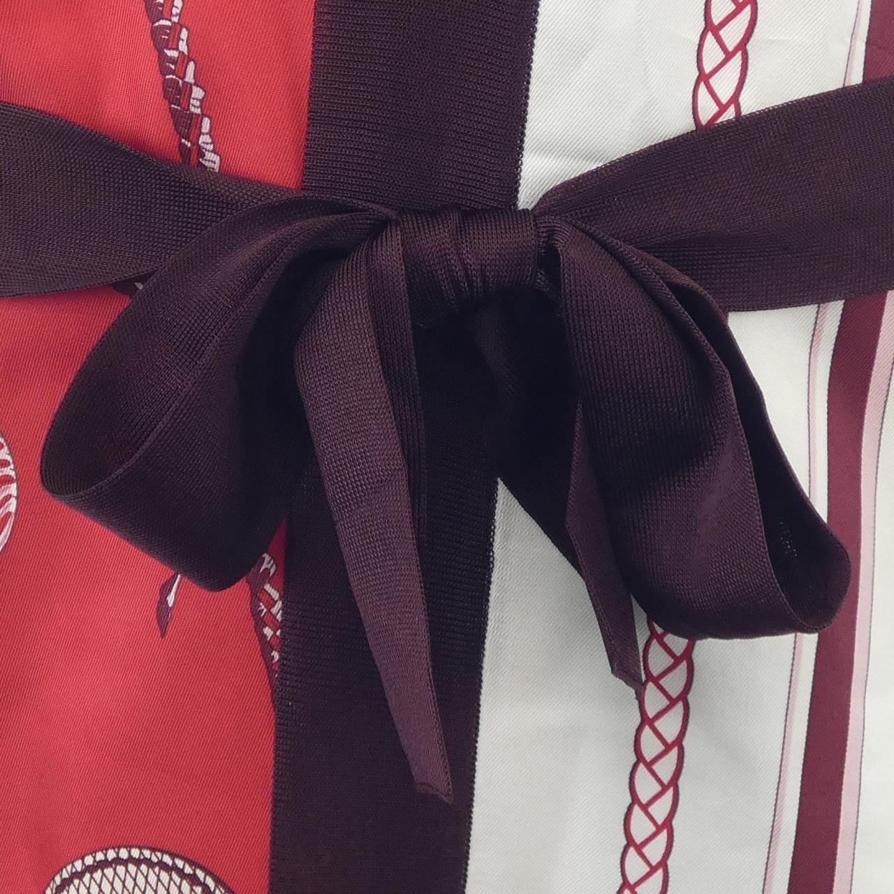 エルメス HERMES CANNES ET CANNES *17-7756 ツイルレーヌ ロングカーディガン