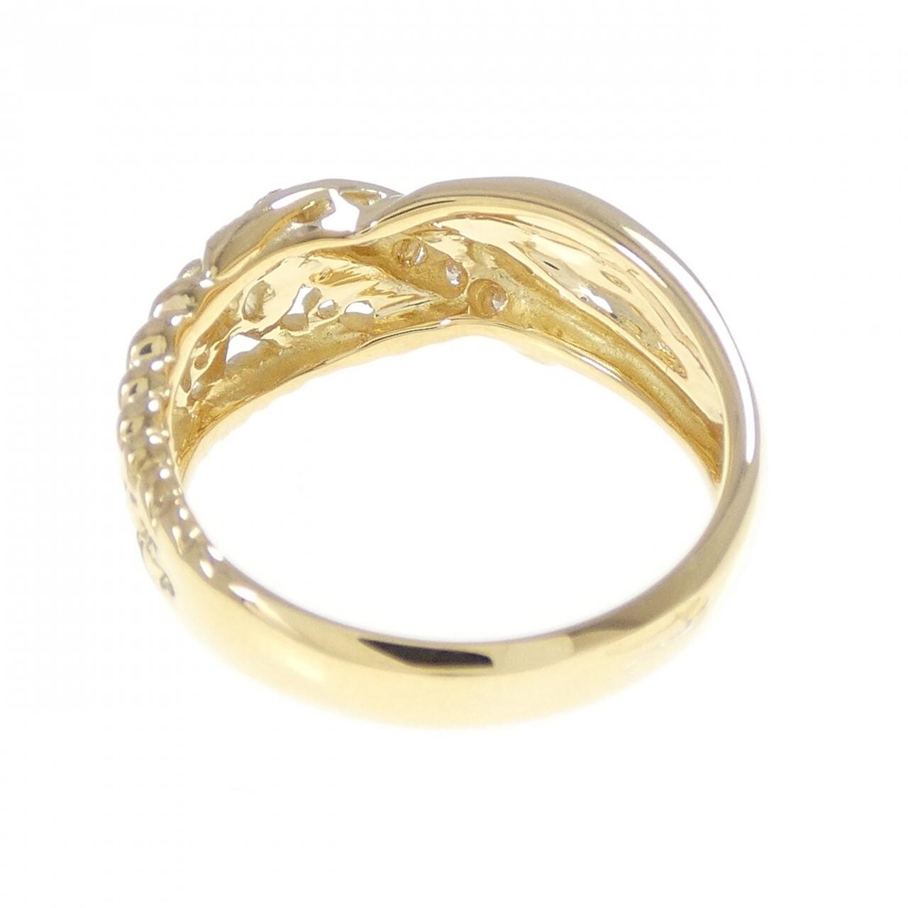 K18YG ダイヤモンド リング 0.20CT