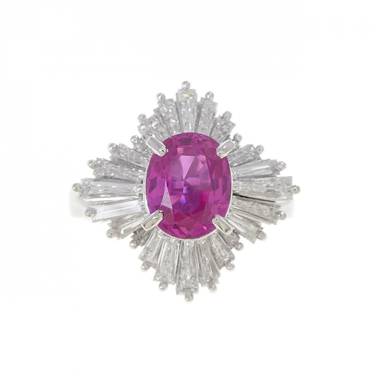 PT900 ルビー リング 1.46CT