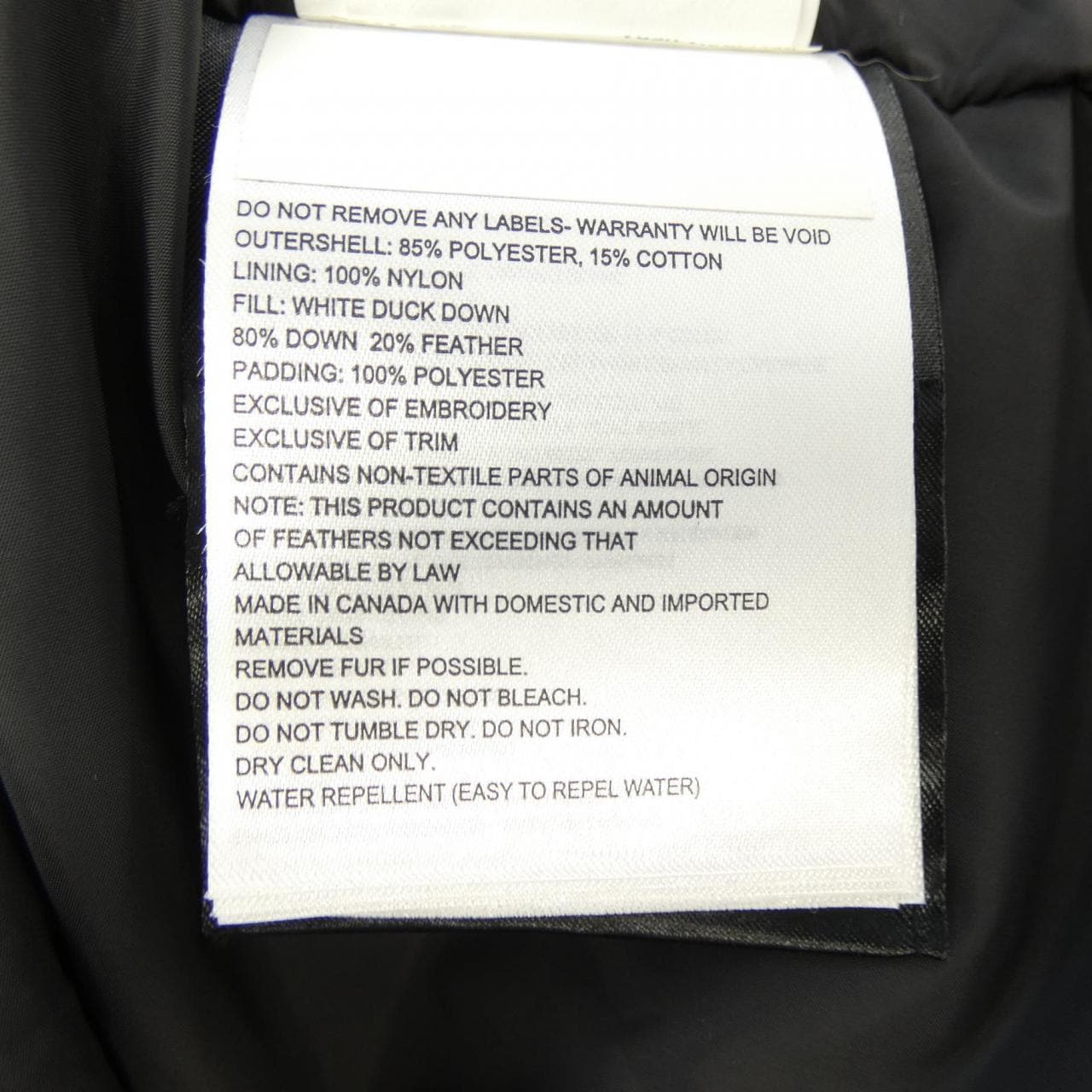 加拿大鵝CANADA GOOSE 6660LA TRILLIUM滌綸羽絨大衣