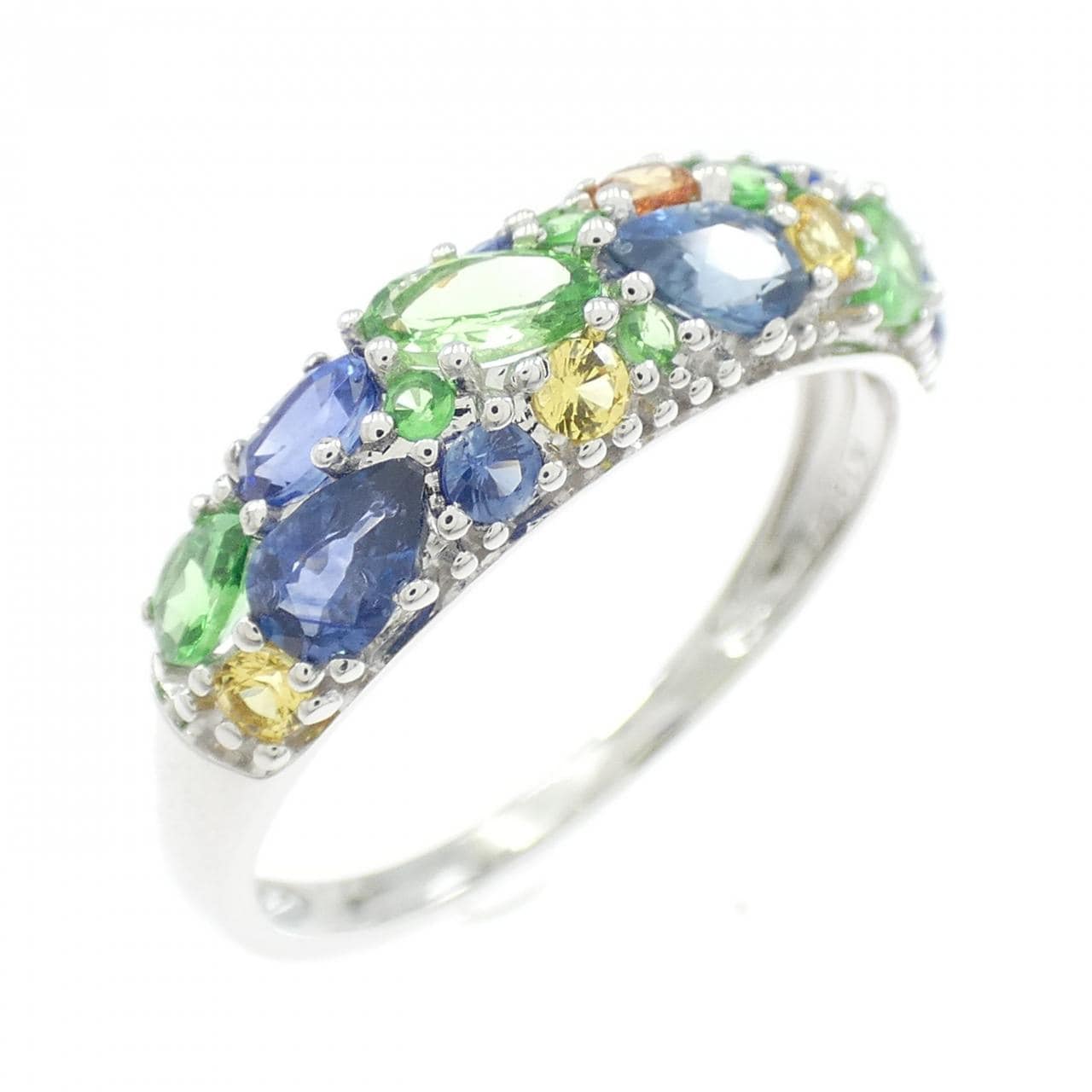 K18WG蓝宝石戒指1.30CT