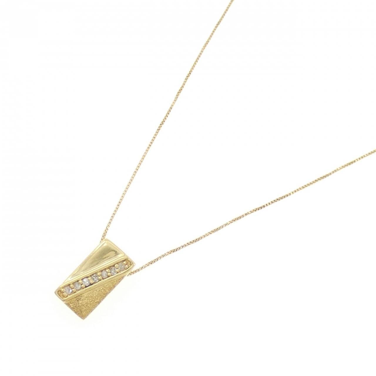 K18YG ダイヤモンド ネックレス 0.05CT
