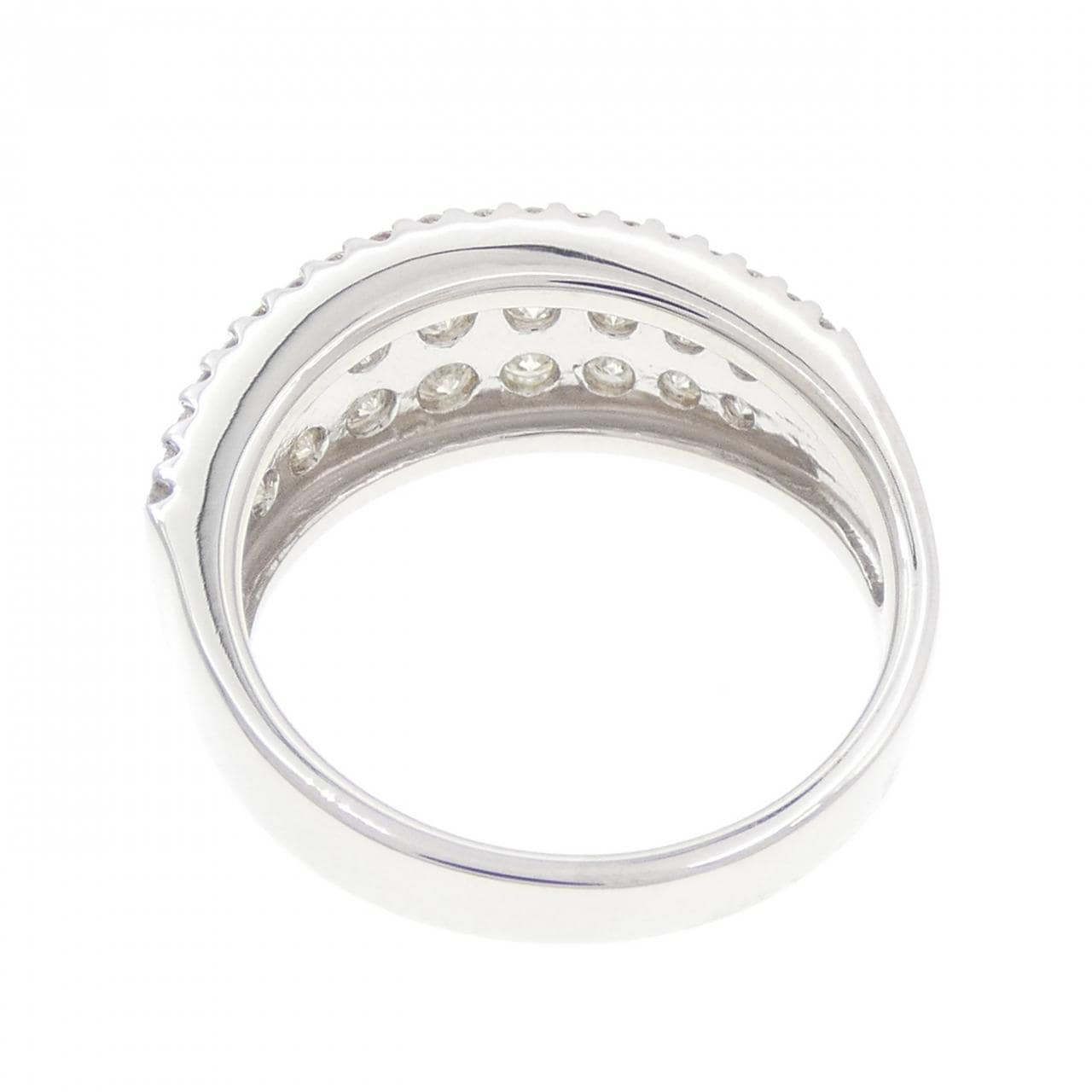K18WG ダイヤモンド リング 1.00CT