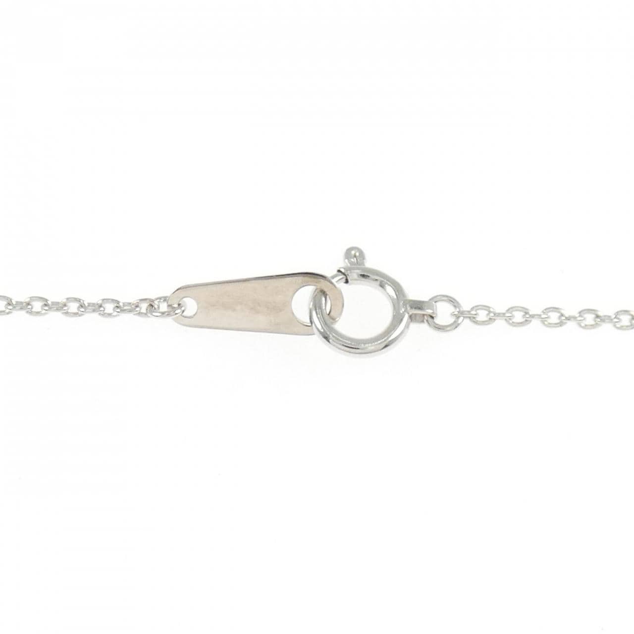 K18WG ハート ダイヤモンド ネックレス 0.30CT
