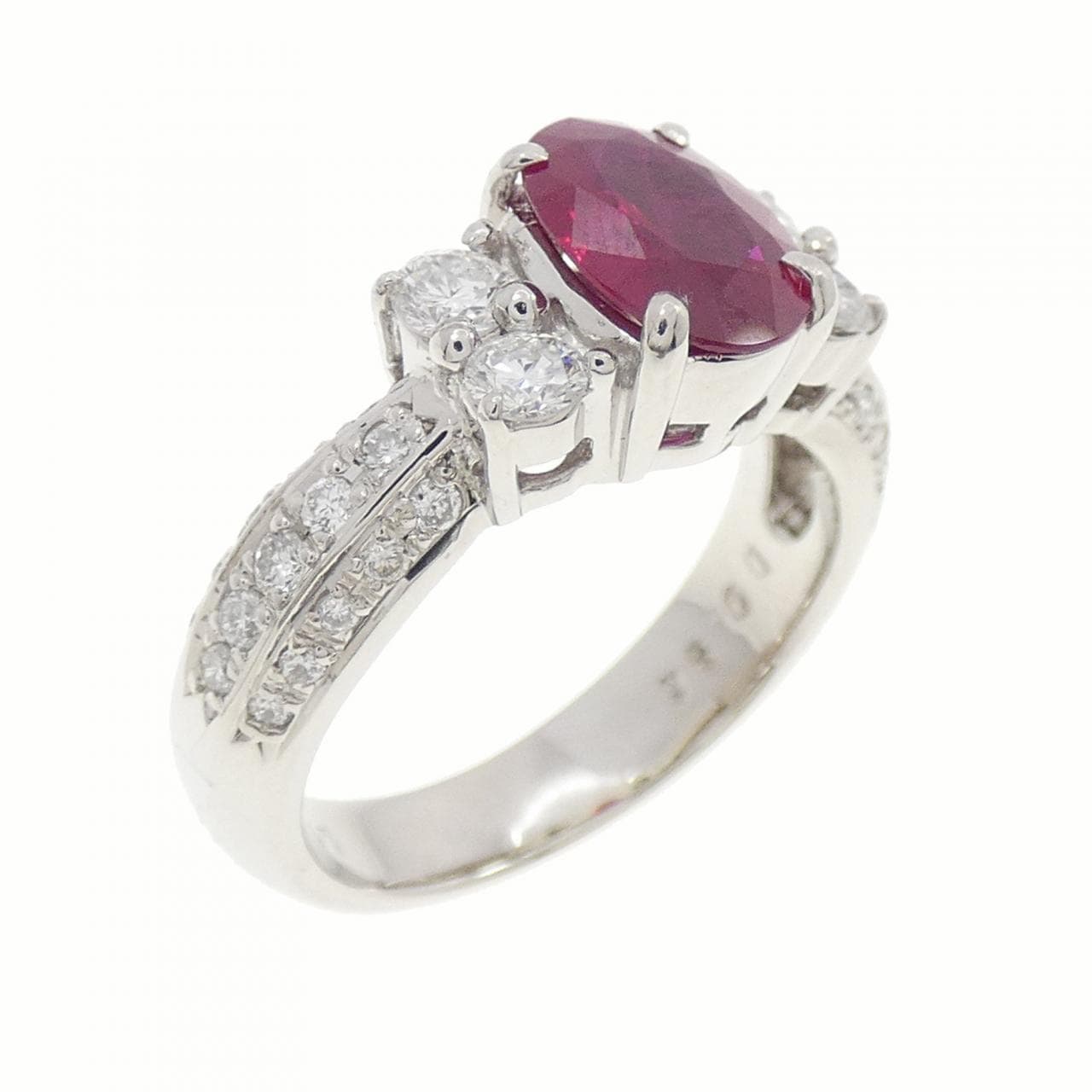 PT900 ルビー リング 1.17CT