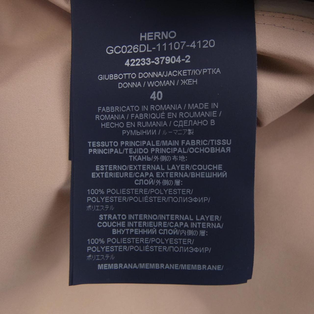 ヘルノ Herno GC026DL コート