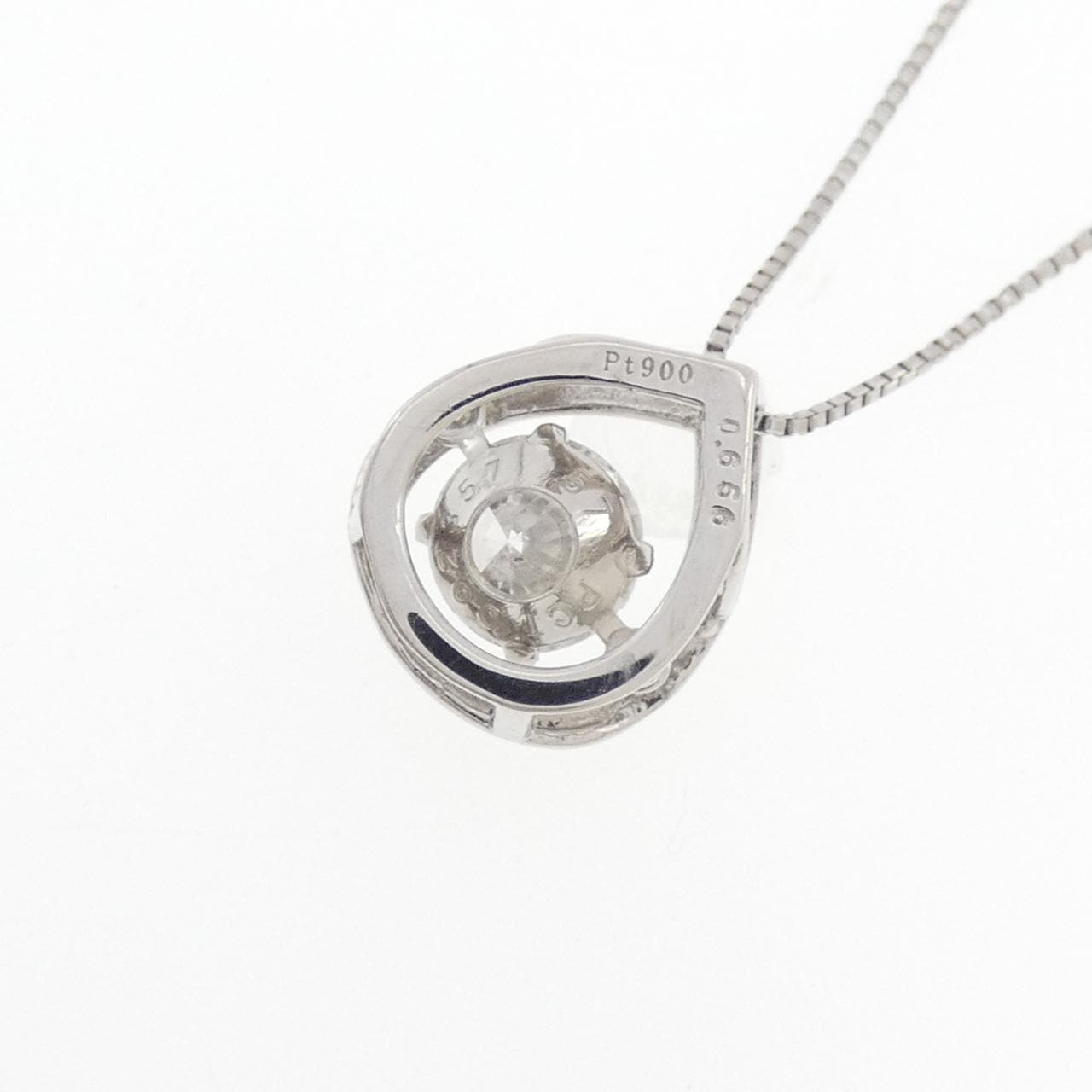PT900/PT850 ダイヤモンド ネックレス 0.656CT