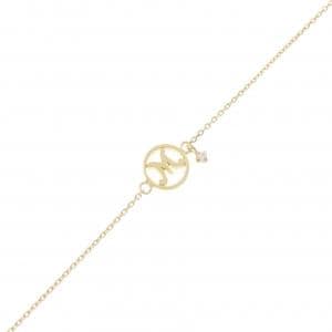 K18YG イニシャル ダイヤモンド ブレスレット