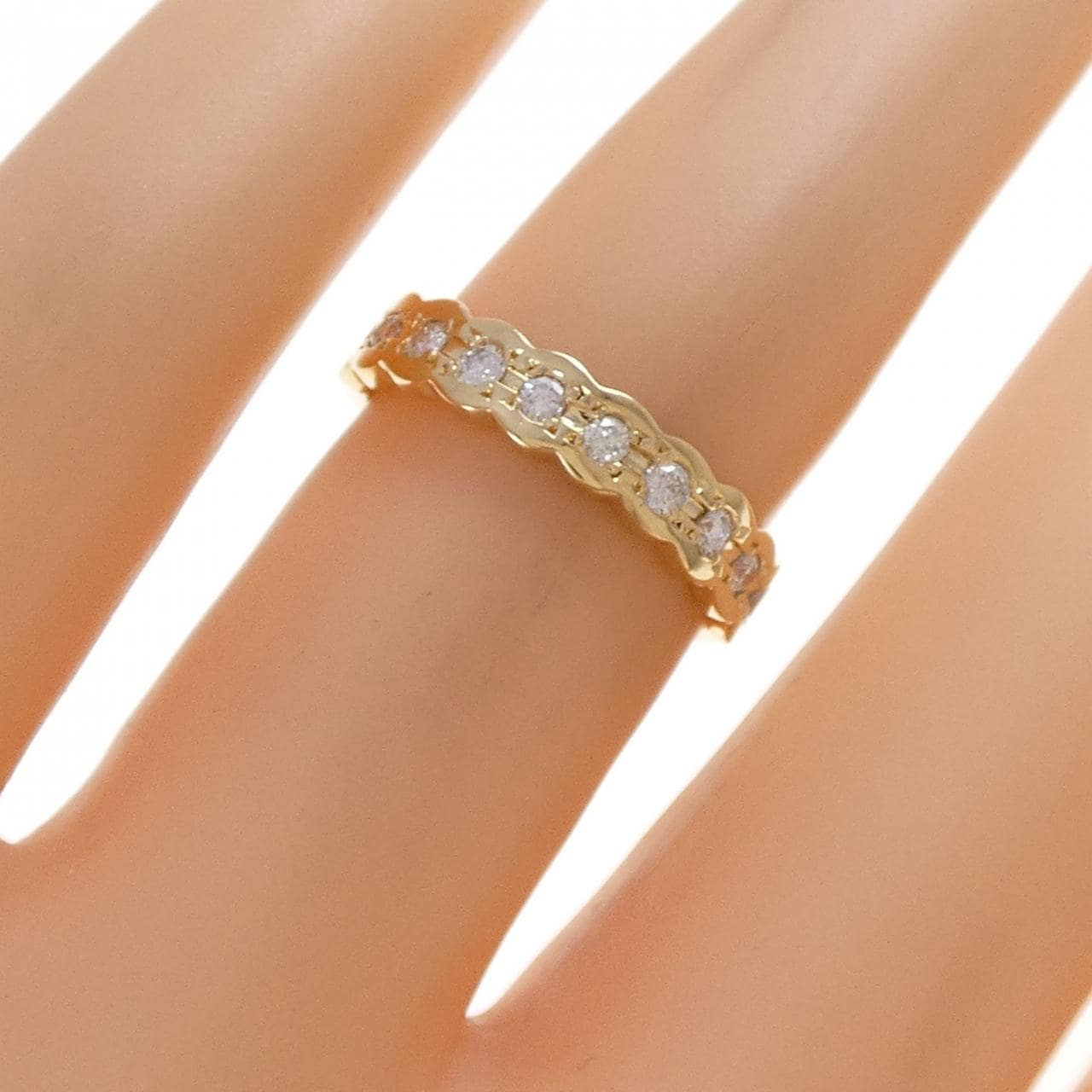 K18YG ダイヤモンド リング 0.20CT