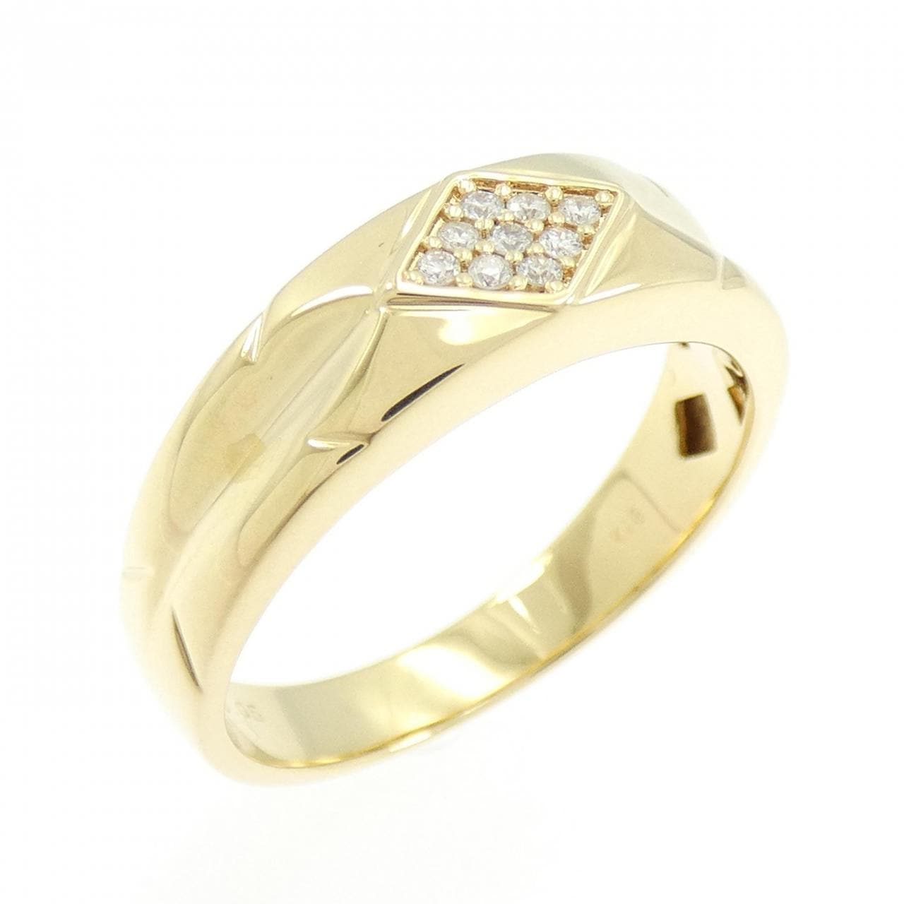 K18YG ダイヤモンド リング 0.05CT