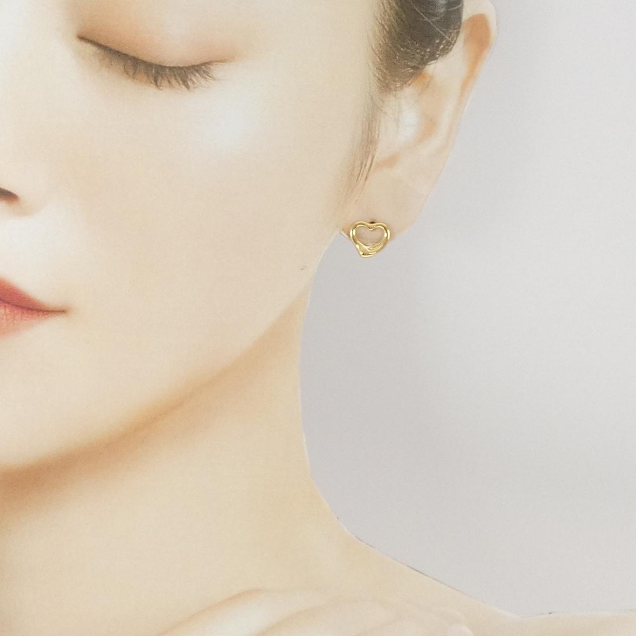 ティファニー オープンハート ミニ ピアス