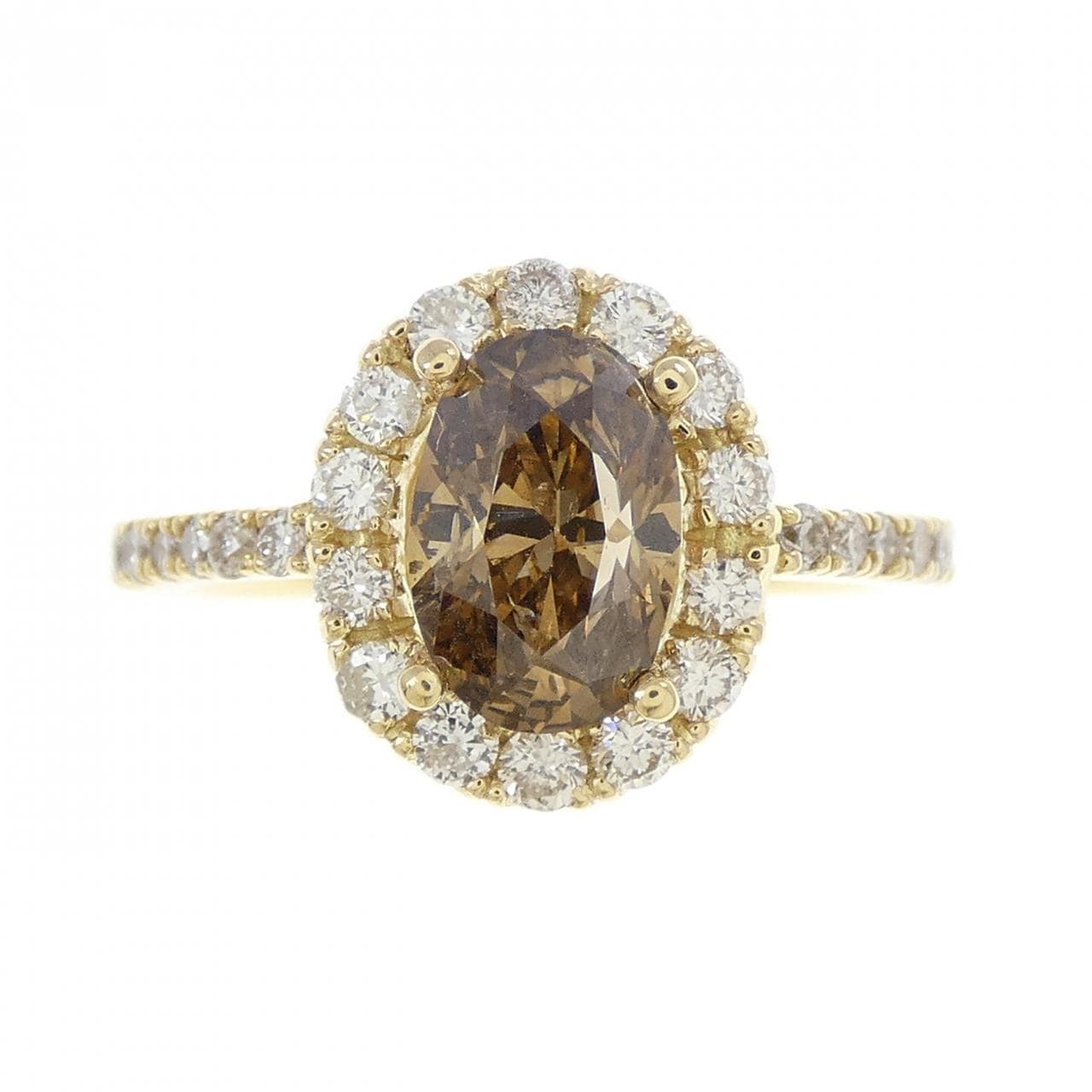 K18YG ダイヤモンド リング 1.30CT