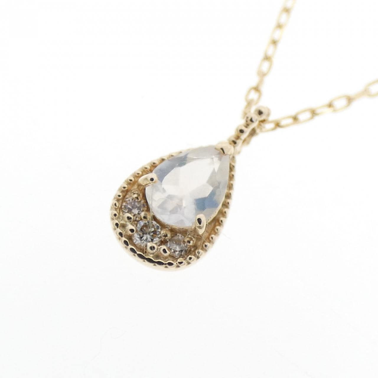 K10YG Moonstone Necklace