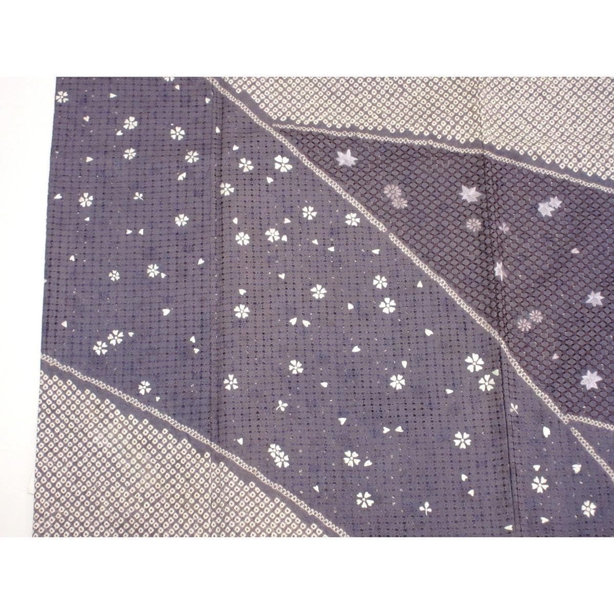 訪問着　総絞り　刺繍加工　身幅Ｌ寸