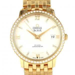 【新品】オメガ デ･ヴィルプレステージ YG/D･24P 424.55.37.20.52.002 YG 自動巻