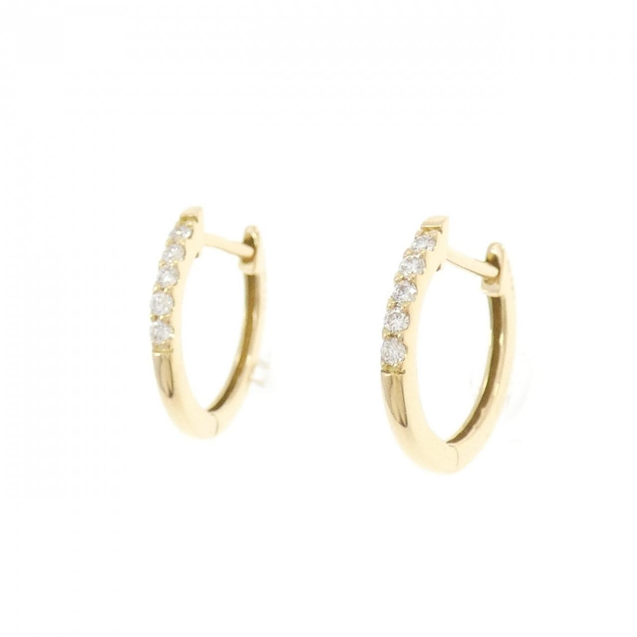 【リメイク】K18YG ダイヤモンド ピアス 0.10CT
