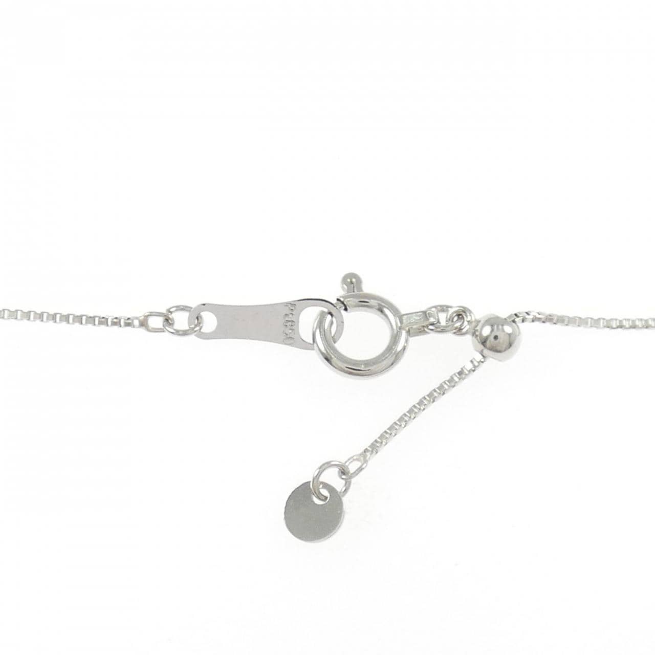 PT900/PT850 ソリティア ダイヤモンド ネックレス 1.045CT